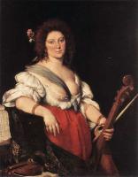 Strozzi, Bernardo - Gamba Player